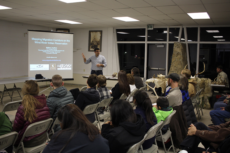 Matt Kauffman presenting to a group