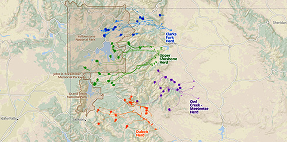 Map of the Greater Yellowstone Ecosystem